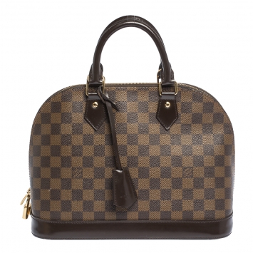 Pre Owned Louis Vuitton Damier Ebene Canvas Alma PM Bag