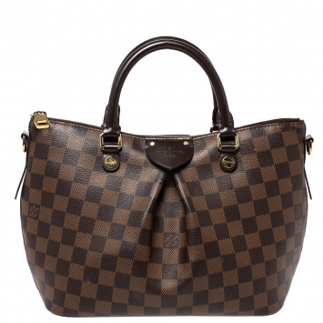 Pre Owned Louis Vuitton Damier Ebene Canvas PM Siena Bag