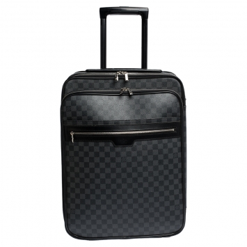 Pre Owned Louis Vuitton Damier Graphite Canvas Business Pegase Legere 50 Luggage Bag