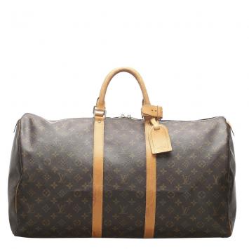 Pre Owned Louis Vuitton Monogram Canvas Keepall 55