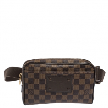 Pre Owned Louis Vuitton Damier Ebene Canvas Bum Brooklyn Waist Bag