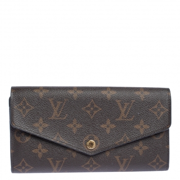 Pre Owned Louis Vuitton Monogram Canvas Sarah Wallet