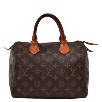 Pre Owned Louis Vuitton Monogram Canvas Speedy 25 City Bag