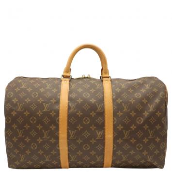 Pre Owned Louis Vuitton Monogram Canvas Keepall 50 Bag