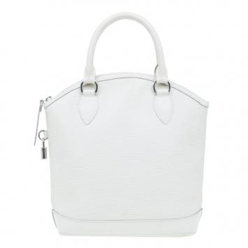 Pre Owned Louis Vuitton Ivory Epi Leather Lockit Tote