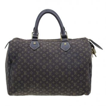 Pre Owned Louis Vuitton Monogram Mini Lin Speedy 30