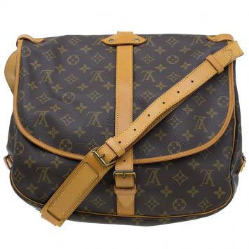 Pre Owned Louis Vuitton Monogram Canvas Saumur Messenger 35 Bag