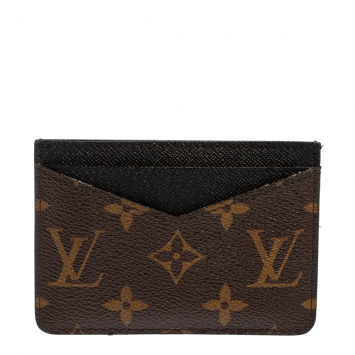 Pre Owned Louis Vuitton Monogram Macassar Canvas Neo Porte Cartes Card Holder