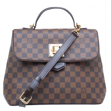 مملوكة مسبقًا Louis Vuitton Damier Ebene Canvas Bergamo Satchel MM Bag