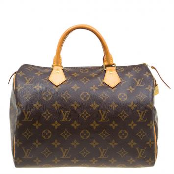 Pre Owned Louis Vuitton Monogram Canvas Speedy 30