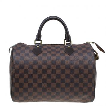 Pre Owned Louis Vuitton Damier Ebene Canvas Speedy 30