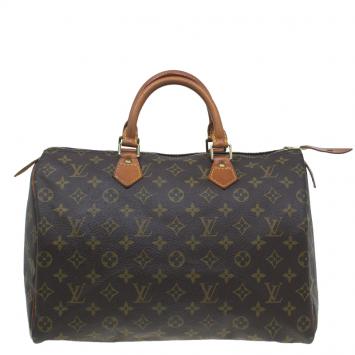 Pre Owned Louis Vuitton Monogram Canvas Speedy 35