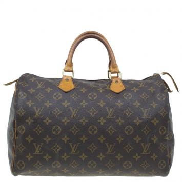 Pre Owned Louis Vuitton Monogram Canvas Speedy 35