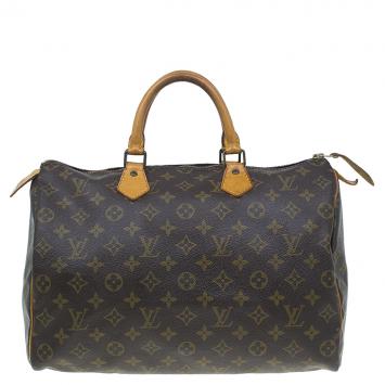 Pre Owned Louis Vuitton Monogram Canvas Speedy 35