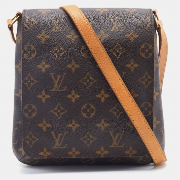 Pre Owned Louis Vuitton Monogram Canvas Musette Salsa PM Bag