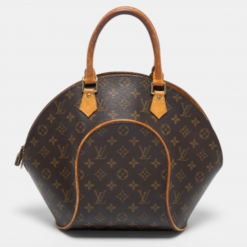 Pre Owned Louis Vuitton Monogram Canvas and Leather Ellipse MM Bag