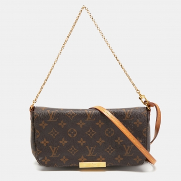 Pre Owned Louis Vuitton Monogram Canvas Favorite MM Bag