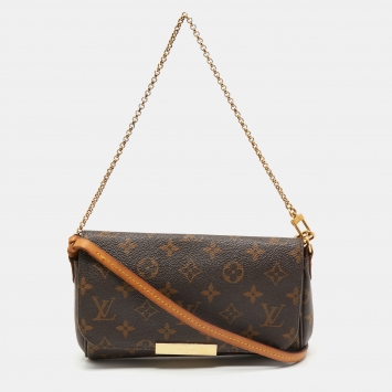 Pre Owned Louis Vuitton Monogram Canvas Favorite PM Bag