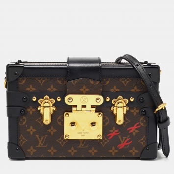 Pre Owned Louis Vuitton Monogram Canvas Petite Malle Bag