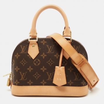 Pre Owned Louis Vuitton Monogram Canvas Alma BB Bag