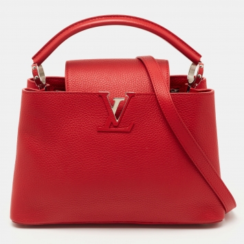 مملوكة مسبقًا Louis Vuitton Scarlett Taurillon Leather Capucines PM Bag