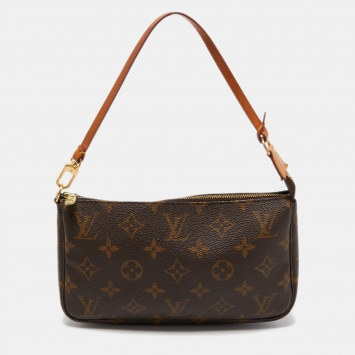 Pre Owned Louis Vuitton Monogram Canvas Pochette Accessoires Bag