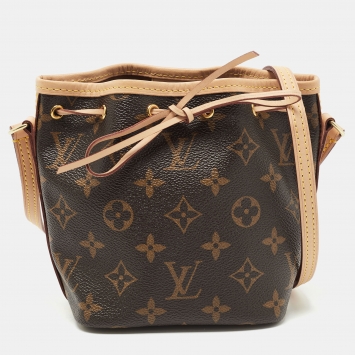 Pre Owned Louis Vuitton Monogram Canvas Nano Noe Bag