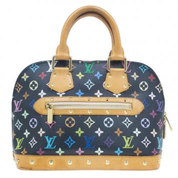 Pre Owned Louis Vuitton Multicoloured Monogram Canvas Alma PM