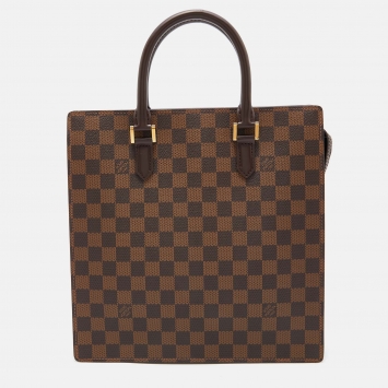 Pre Owned Louis Vuitton Damier Ebene Canvas Venice Sac Plat Bag