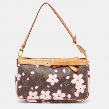 Pre Owned Louis Vuitton Monogram Canvas Cherry Blossom Pochette Accessoires
