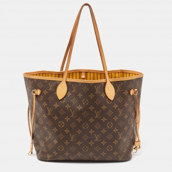Pre Owned Louis Vuitton Monogram Canvas Neverfull MM Bag