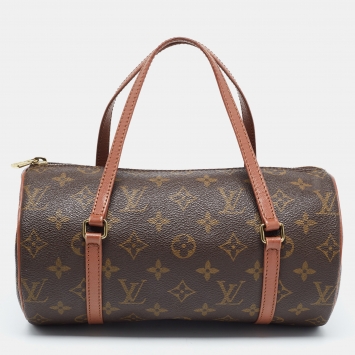 Pre Owned Louis Vuitton Monogram Canvas Papillon 26 Bag