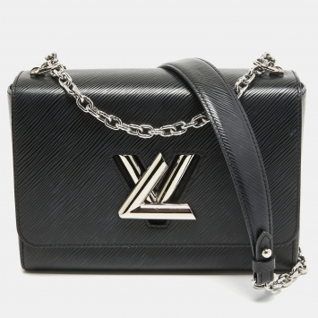 مملوكة مسبقًا Louis Vuitton Black Epi Leather Twist MM Bag