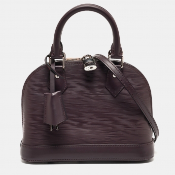 Pre Owned Louis Vuitton Quetsche Epi Leather Alma BB Bag