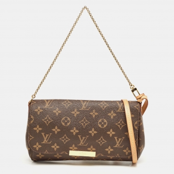 Pre Owned Louis Vuitton Monogram Canvas Favorite MM Bag