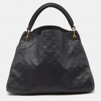 Pre Owned Louis Vuitton Black Monogram Empreinte Leather Artsy MM Bag