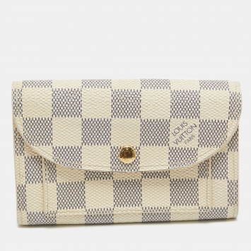 Pre Owned Louis Vuitton Damier Azur Canvas Pochette Belt Bag