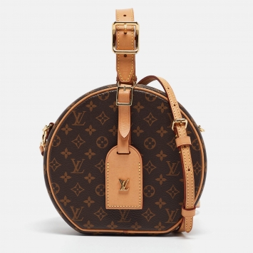 Pre Owned Louis Vuitton Monogram Canvas Petite Boite Chapeau Bag