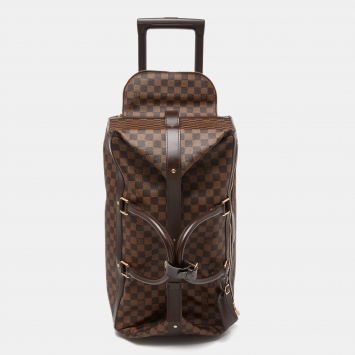 Pre Owned Louis Vuitton Damier Ebene Canvas Eole 50 Rolling Luggage