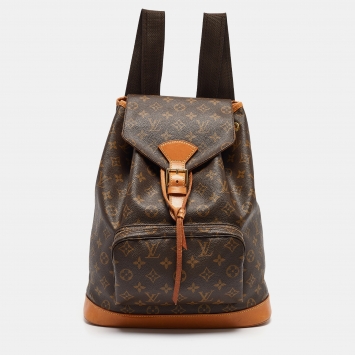Pre Owned Louis Vuitton Monogram Canvas Montsouris GM Bag