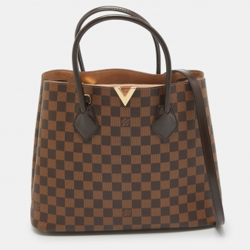 Pre Owned Louis Vuitton Damier Ebene Canvas Kensington Bag
