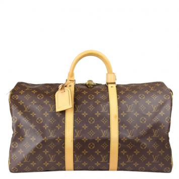 Pre Owned Louis Vuitton Monogram Canvas Keepall 50 Bag