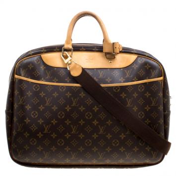 Pre Owned Louis Vuitton Monogram Canvas Alize 24 Heures Soft Suitcase