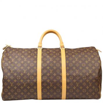 Pre Owned Louis Vuitton Monogram Canvas Keepall 60 Bag
