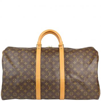 مملوكة مسبقًا Louis Vuitton Monogram Canvas Keepall 55 Bag