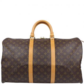 مملوكة مسبقًا Louis Vuitton Monogram Canvas Keepall 50 Bag