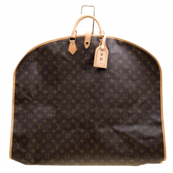 Pre Owned Louis Vuitton Monogram Canvas and Leather Garment Cover