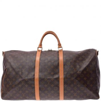 مملوكة مسبقًا Louis Vuitton Monogram Canvas Keepall Bandouliere 60 Bag