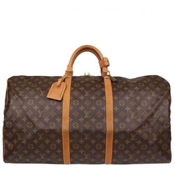 مملوكة مسبقًا Louis Vuitton Monogram Canvas Keepall 60 Bag