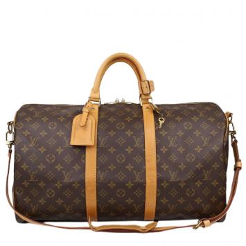 مملوكة مسبقًا Louis Vuitton Monogram Canvas Keepall Bandouliere 50 Bag